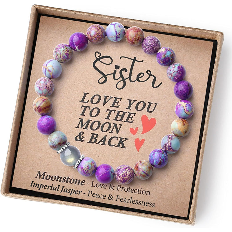 Natürliches Edelsteinarmband für Damen