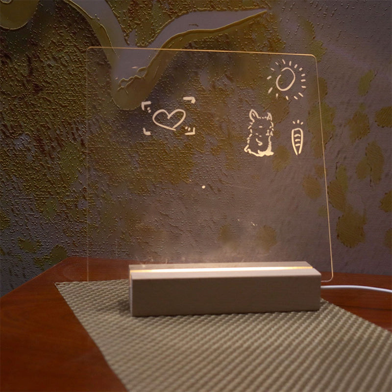 Acryl-Schreibtafel mit Stift