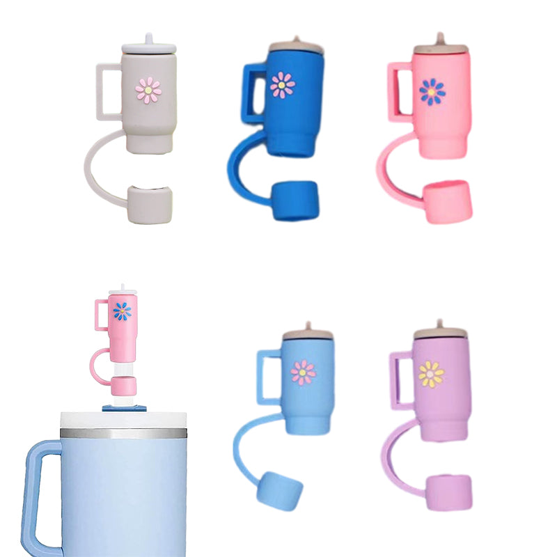 🥤Silikon-Strohhalm-Deckel