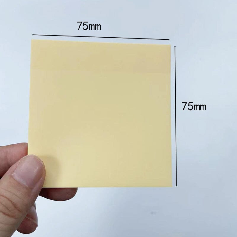 Transparente Haftnotizen